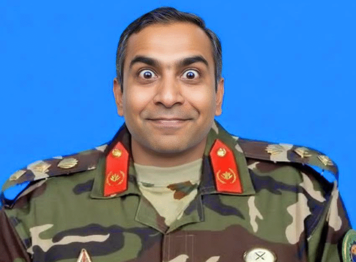 General Giggles: The Commander Who Can’t Stop Smiling